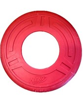 Nerf Dog Flyer Frisbee Durable Rubber 10"