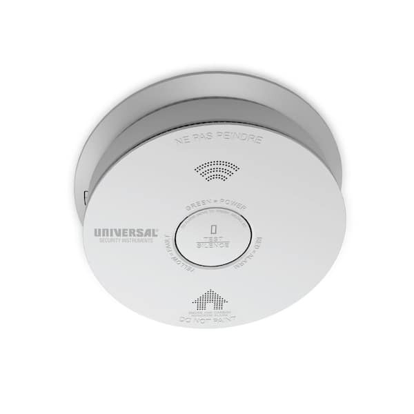 USI 10-Year Battery 3-in-1 Smoke Fire and Carbon Monoxide Detector w/Voice Alarm