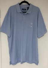 Men s Chaps Light Blue Short Sleeve Polo Shirt NWT Size XL