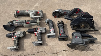 #ad Porter Cable 20v amp; 18v Battery Power Tool Set Combo Kit Lot Drill Saw Grinder $124.99