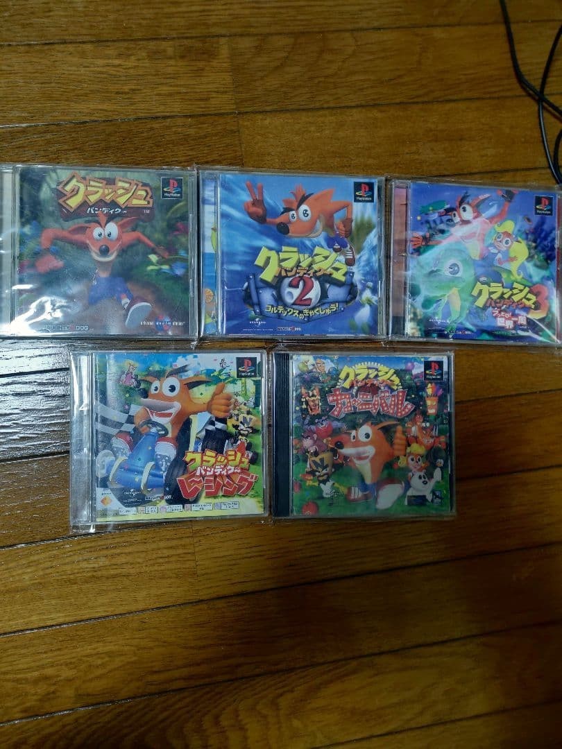Crash Bandicoot 1 2 3 Racing Carnival set Sony PS1 Japanese ver Tested ...