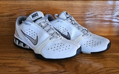 NIKE Women 9.5 Reax Rockstar 2015 Running Shoes White Lace Up