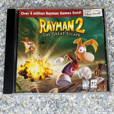 Ubi Soft Rayman 2 The Great Escape PC Windows 95 98 Jewel Case Video Game 3D