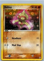 Baltoy 53/101 EX Hidden Legends Reverse Holo