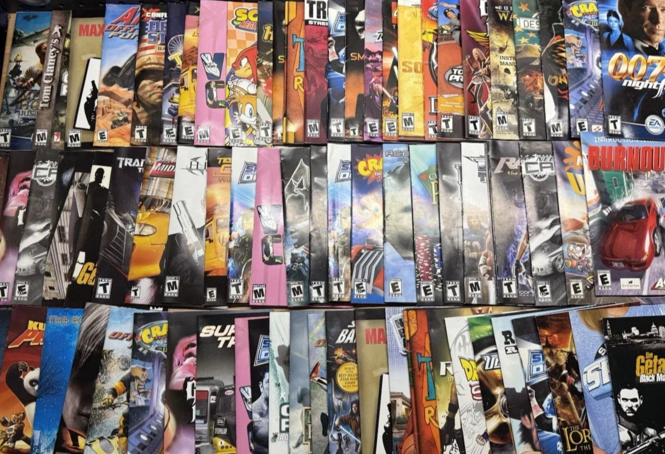 Playstation 2 PS2 Manual Instruction Game ¤ Title Choose Pick Choose #A - C