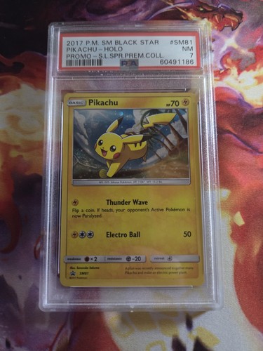 Pikachu graded PSA 7 for sale on eBay
