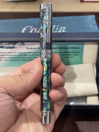 Conklin Endura Abalone Shell LE Fountain Pen #450/1898 – Excellent Condition