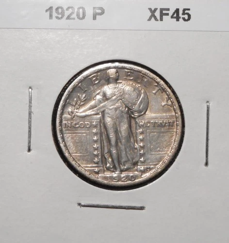 1920-P Standing Liberty Quarter - Extra Fine condition (Nice Full Shield)