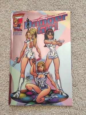 Danger Girl Chromium A Go-Go J Scott Campbell Rare Image Cliffhanger