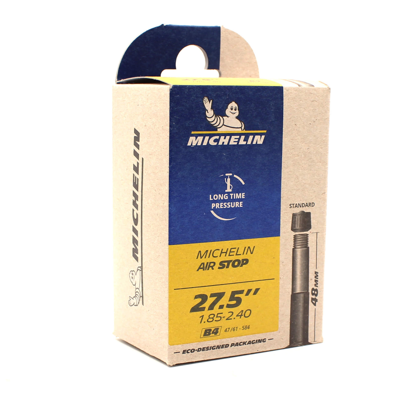 Внутренняя труба Michelin Airstop MTB 27,5 x 2,4 - 3,1 (стандартный диаметр 48 мм)