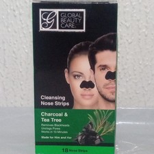 Cleansing Nose Strips Charcoal  Tea Tree Removes Blackheads Unclogs Pores