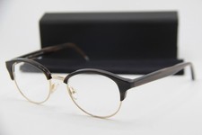 NEW ANDY WOLF 4543 COL. D BROWN GOLD HORN AUTHENTIC EYEGLASSES 48-19