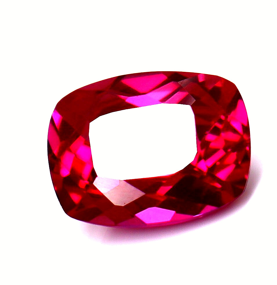 Natural Cushion Cut Pink Spinel Loose Certified Gemstone 8.05 Ct