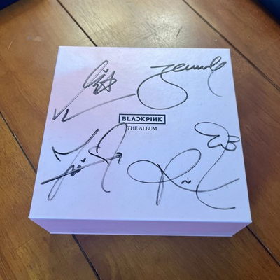 #ad RARE STAFF PROMO BLACKPINK quot;THE ALBUMquot; Fully Signed Authentic Promo Album All $450.00