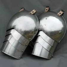 Steel Gothic Shoulder Armor Pauldrons Set   Knight Costume for LARP  Cosplay