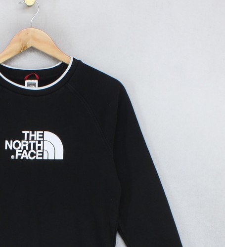 Felpa grafica North Face donna taglia S nera girocollo scritta - Foto 7 di 15