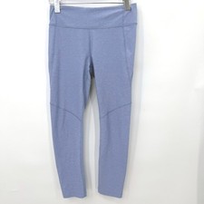 Outdoor Voices Leggings Women M Blue Activewear Yoga Athleisure Stretch Gym