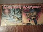 Iron Maiden 45 rpm 7" lot Flight of Icarus 83 Number of the Beast 82 red vinyl