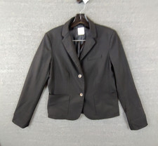 Gap Womens Blazer 6 Black The Academy Jacket Academia Preppy Y2K Office Career
