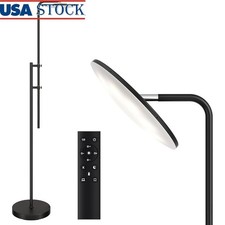 LED Floor Lamp Remote Control 32W Dimmable Bright Eye-Caring Living Room New