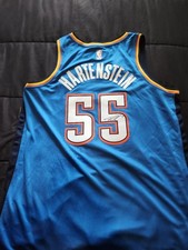 Isaiah Hartenstein signed Oklahoma City Thunder custom jersey Size XL w JSA