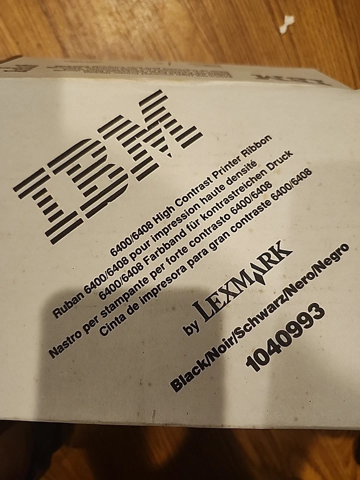  IBM LEXMARK 1040993 6400/6408 HIGH CONTRAST RIBBON BRAND NEW - Image 4 of 4