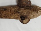 Fine Early Metal Fin Wood Carved Fishing Decoy, Working Fish Decoy Folk Art! — photo 6