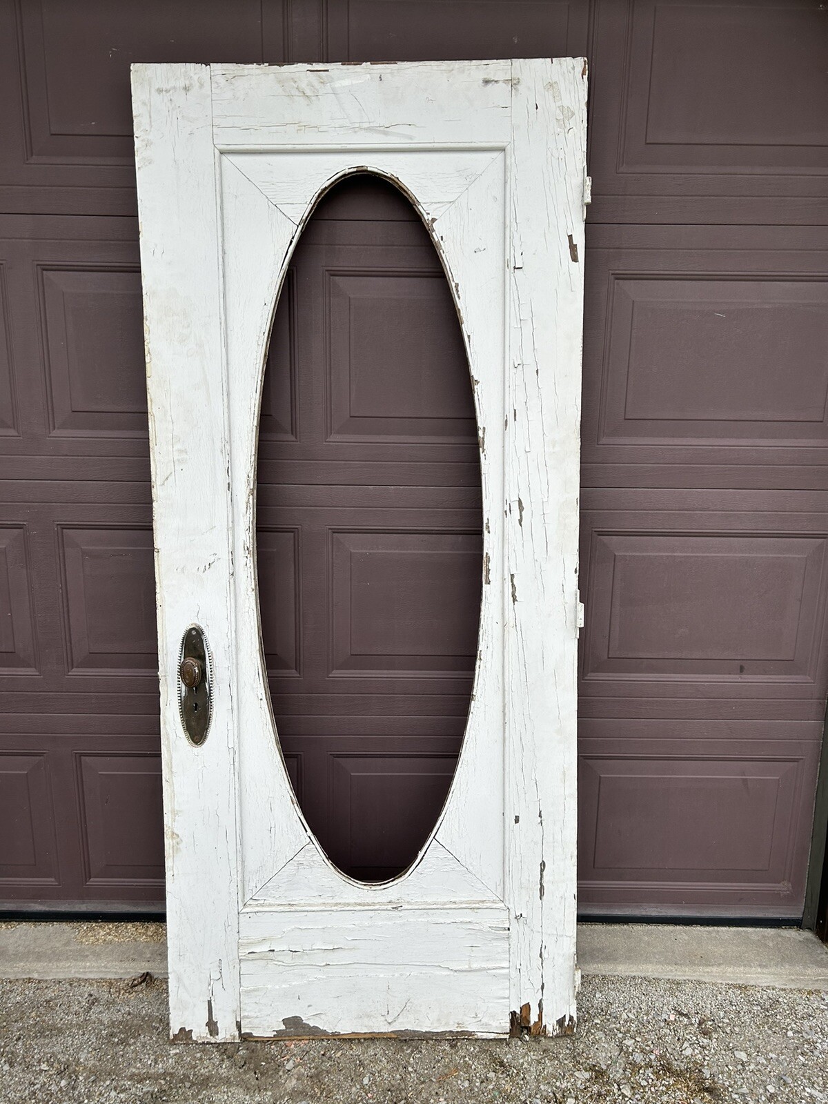 Antique Vintage Carved Wood Entry Door eBay