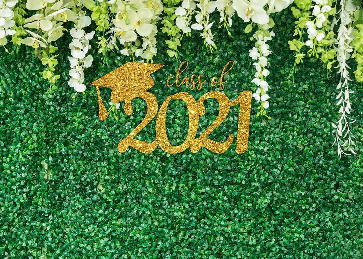 Graduation Background Green