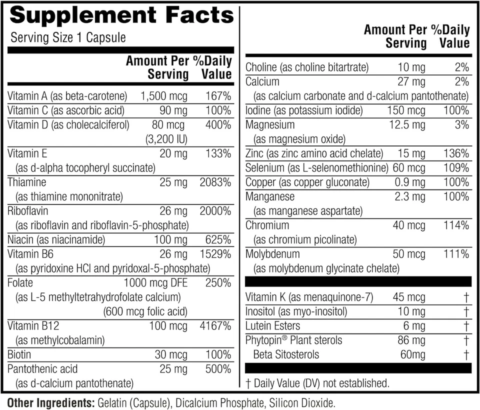 Twinlab TWL Men's Daily One 60 ct - Image 2 of 4