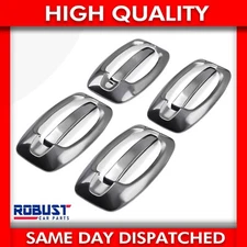 CHROME VIEW DOOR HANDLE COVER 4 DOOR FOR CITROEN JUMPER PEUGEOT BOXER (2006+ON)