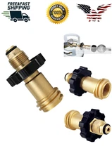 OMG!Propane Tank Adapter Converts POL to QCC1 Type 1 Wrench Universal Connection