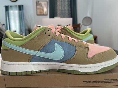 Nike Dunk Low Sun Club Arctic Orange Sanded Gold DM0583-800 Men's