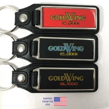 Key Fobs Key Ring Keychain for Honda Goldwing GL1000  (2-Pack)