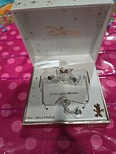 Disney  I  ll Be Your Minnie  Collectible Minnie Mouse Crystal Heart Bracelet