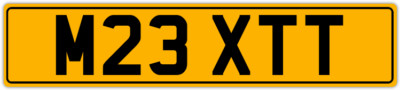 MATT MATT MATTHEW MAT OLD 3X3 M REG PREFIX PRIVATE NEW CAR NUMBER PLATE M23 XTT
