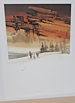 MICHAEL ATKINSON  ''Partners''  Signed & Numbered Print 1179/1250 20'' x 27''