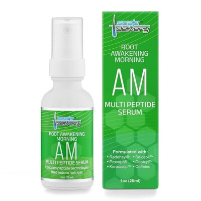 Multi-Peptide Serum for Men & Women - Root Awakening Morning (AM) For Hair Loss