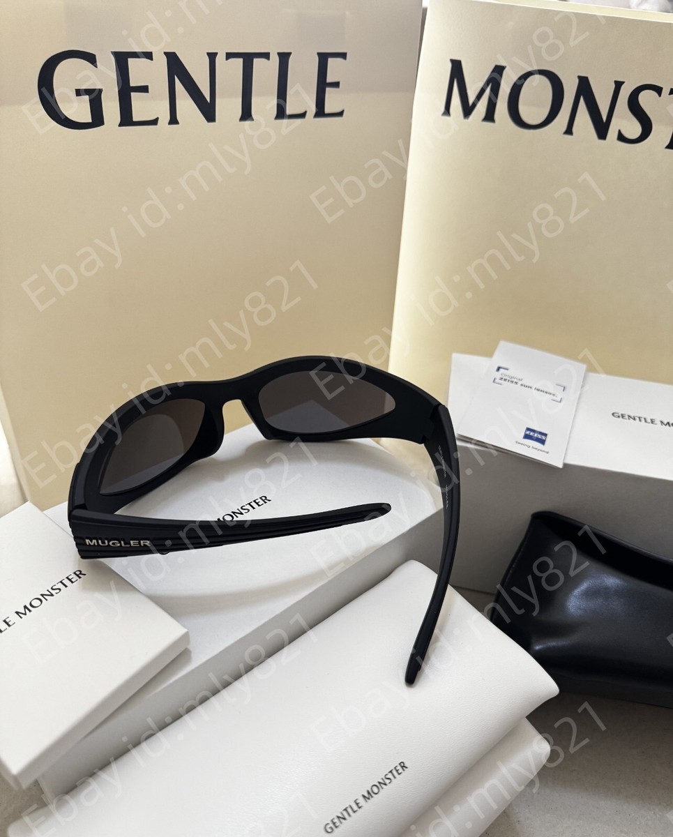 New Mugler X GentleMonster Spiral 02 M01 Sunglasses Black