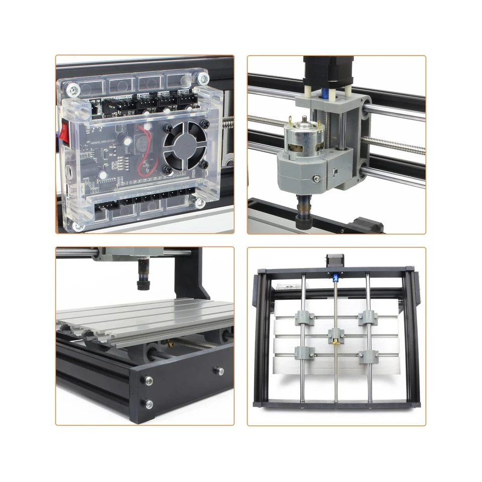 Máquina roteadora de madeira RATTMMOTOR CNC 3018 Pro 3 eixos controle GRBL FAÇA VOCÊ MESMO mini CNC... - Imagem 2 de 4