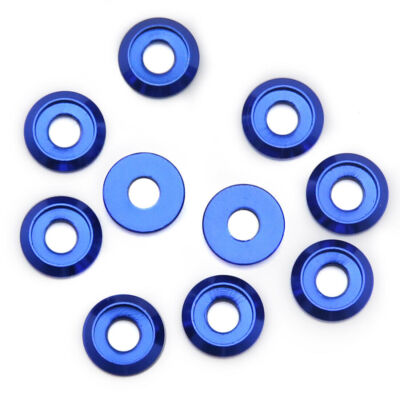 50PCS Aluminum Alloy M3 Anodized Round Head Socket Cap Bolt CNC Washers Gasket