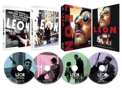 LÉON UHD Blu-ray Leon 4K UHD + Blu-ray Set (4 Discs) Original & Uncut Versions From