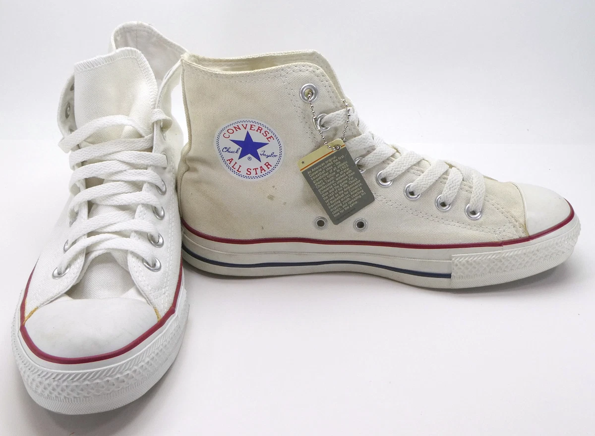 White red cheap blue converse