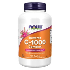 NOW FOODS Vitamin C-1000 Complex 180 Tablets