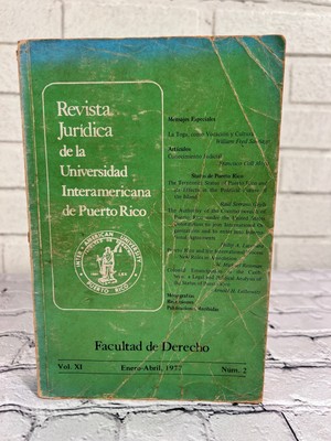 Revista Juridica de la Universidad Interamericana de Puerto Rico Vol. XI Enero-A