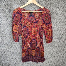 Lane Bryant Top Womens Plus 18/20 Red Pleated...