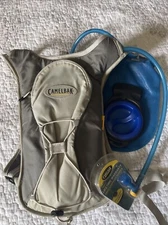 CamelBak CHARM Hydration Pack Outdoor Hiking Backpack 50 oz Gray & Tan - NWT