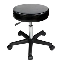 Master Massage Beauty Rolling Swivel Hydraulic Massage Stool Black Color