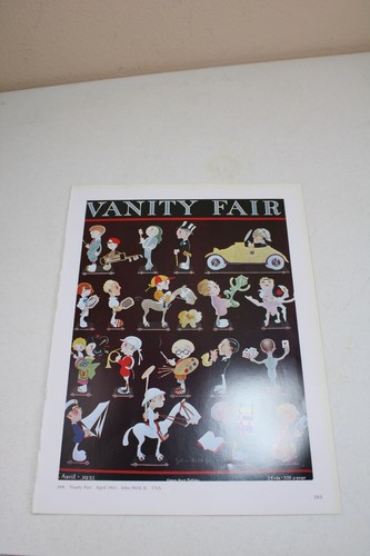 1921 Vanity Fair 1916 Metropolitan 92354 Repro Magazine Cover Print Pogany - Picture 5 of 5