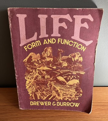 Lebensform und Funktion: Eine Einführung in die Biologie Brewer & Burrow 1972 Lehrbuch